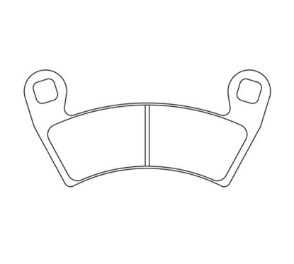 Plaquettes de frein CL BRAKES Quad métal fritté - 1229ATV1