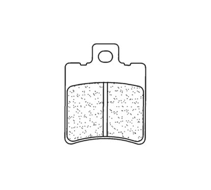 Plaquettes de frein CL BRAKES route métal fritté - 2307A3+