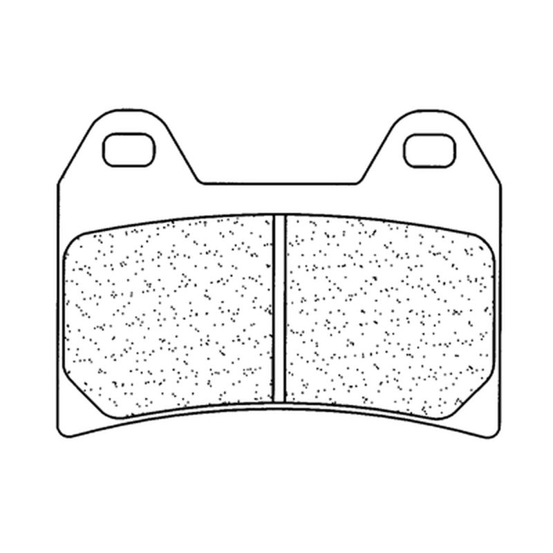Plaquettes de frein CL BRAKES route métal fritté - 2539XBK5