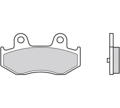 Plaquettes de frein BREMBO Scooter carbone céramique - 07055