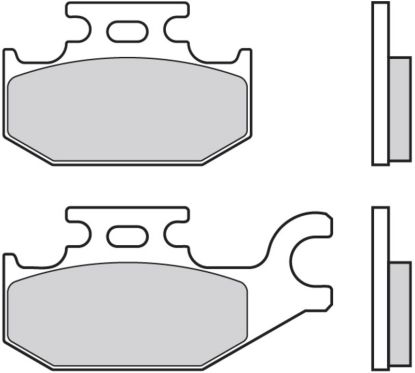 Plaquettes de frein BREMBO Scooter carbone céramique - 07070