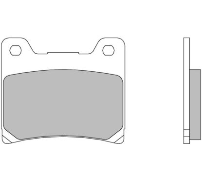 Plaquettes de frein BREMBO route carbone céramique - 07YA1107