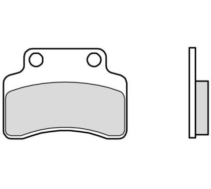 Plaquettes de frein BREMBO Scooter carbone céramique - 07018