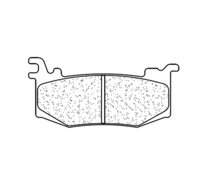 Plaquettes de frein CL BRAKES métal fritté - 1282C60