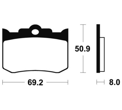 Plaquettes de frein TECNIUM Performance métal fritté - MR178