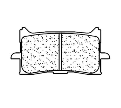 Plaquettes de frein CL BRAKES route métal fritté - 1245XBK5