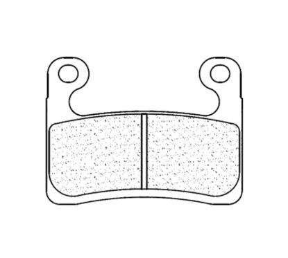 Plaquettes de frein CL BRAKES route métal fritté - 1257A3+