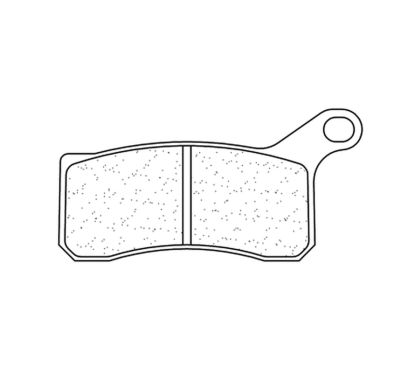 Plaquettes de frein CL BRAKES Quad métal fritté - 1204ATV1