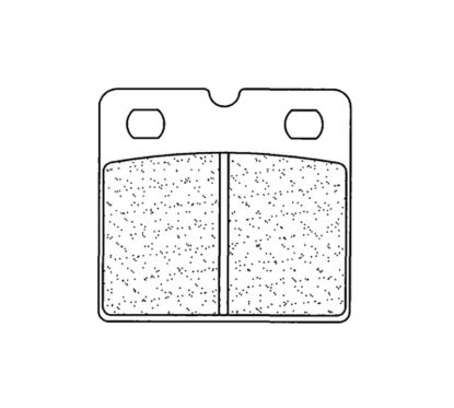 Plaquettes de frein CL BRAKES route métal fritté - 2258A3+