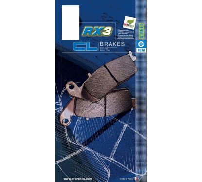 Plaquettes de frein CL BRAKES Route métal fritté - 2285RX3