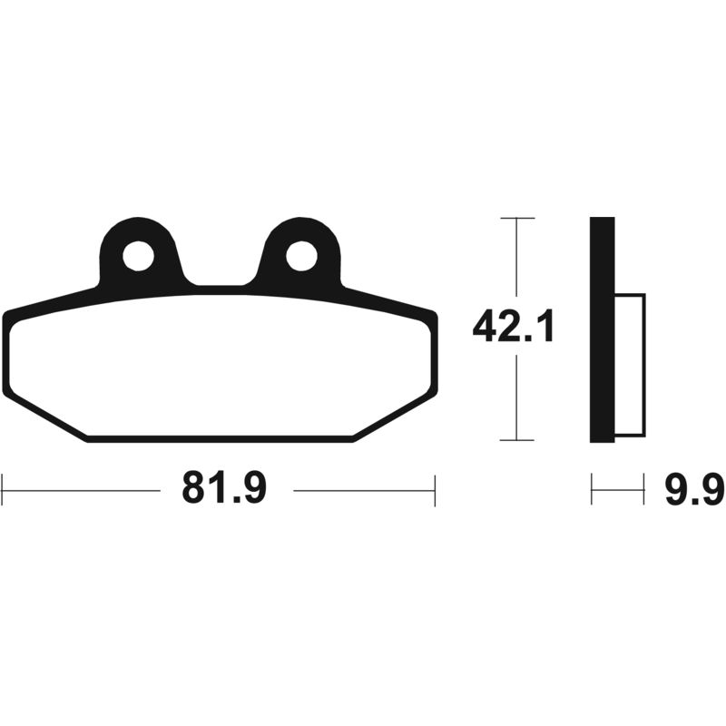 Plaquettes de frein TECNIUM Performance métal fritté - MR449