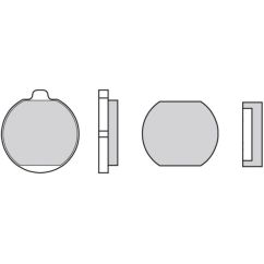 Plaquettes de frein BREMBO route carbone céramique - 07KA0122