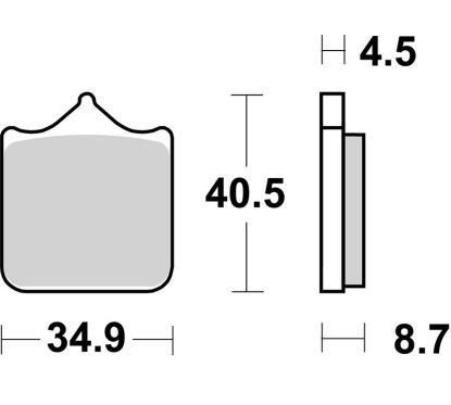 Plaquettes de frein BREMBO carbone céramique - 07BB33RC