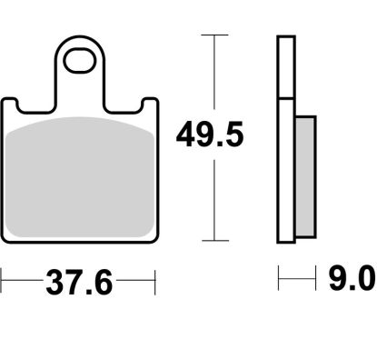 Plaquettes de frein BREMBO carbone céramique - 07KA28RC