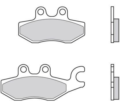 Plaquettes de frein BREMBO Scooter carbone céramique - 07060