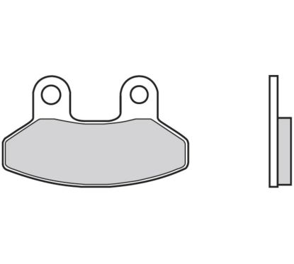Plaquettes de frein BREMBO Scooter carbone céramique - 07062