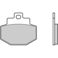Plaquettes de frein BREMBO Scooter carbone céramique - 07047
