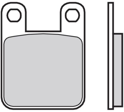 Plaquettes de frein BREMBO Scooter carbone céramique - 07044