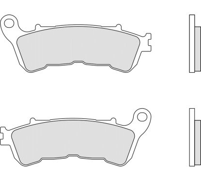 Plaquettes de frein BREMBO Scooter carbone céramique - 07063