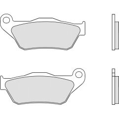 Plaquettes de frein BREMBO Scooter carbone céramique - 07065