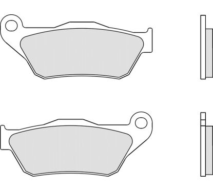 Plaquettes de frein BREMBO Scooter carbone céramique - 07065