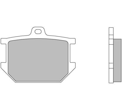 Plaquettes de frein BREMBO route carbone céramique - 07YA0309