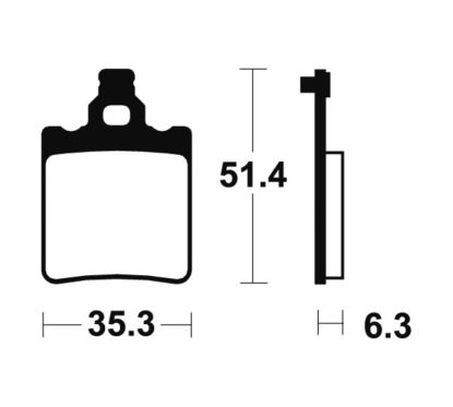 Plaquettes de frein TECNIUM MX/Quad métal fritté - MO74