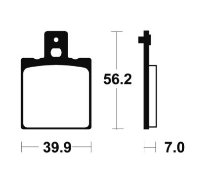 Plaquettes de frein TECNIUM Performance métal fritté - MR19