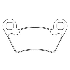 Plaquettes de frein CL BRAKES Quad métal fritté - 1230ATV1