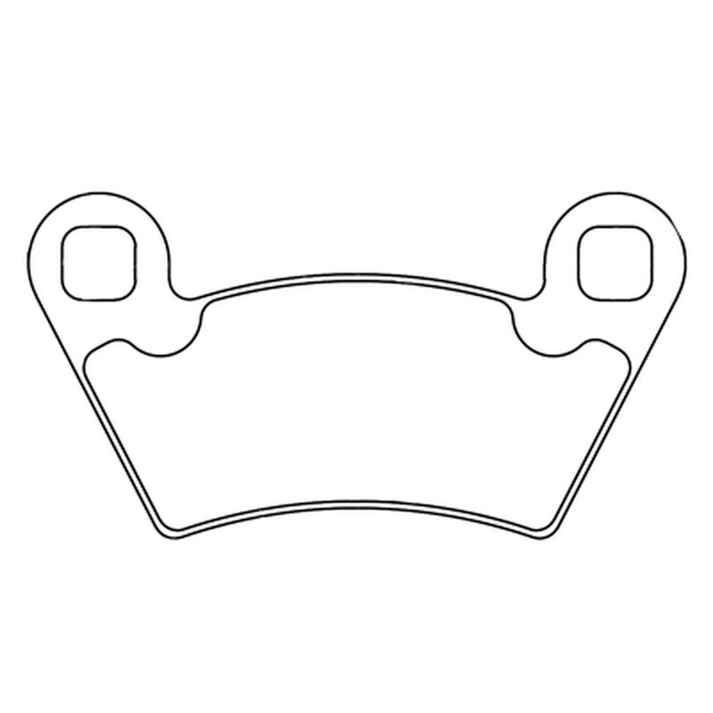 Plaquettes de frein CL BRAKES Quad métal fritté - 1230ATV1