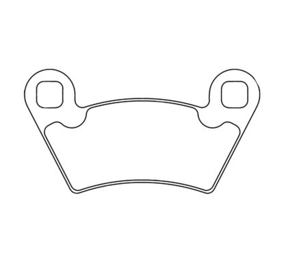 Plaquettes de frein CL BRAKES Quad métal fritté - 1230ATV1