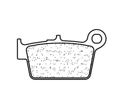 Plaquettes de frein CL BRAKES Off-Road métal fritté - 1244X59