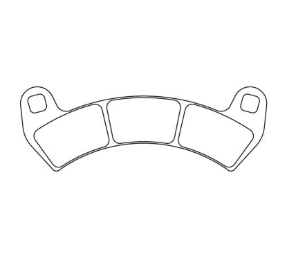 Plaquettes de frein CL BRAKES Quad métal fritté - 1247ATV1
