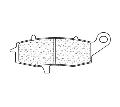 Plaquettes de frein CL BRAKES Racing métal fritté - 2384C60
