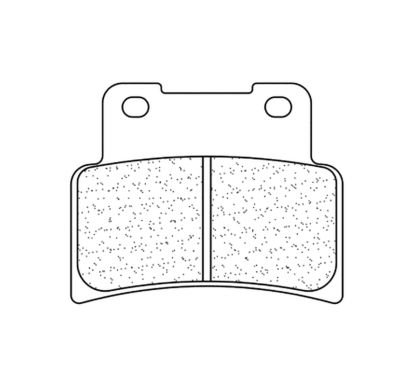 Plaquettes de frein CL BRAKES Racing métal fritté - 1187C60