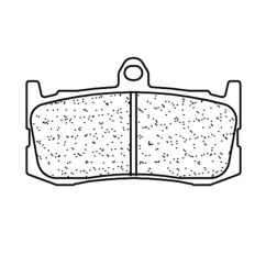 Plaquettes de frein CL BRAKES Racing métal fritté - 1209C60