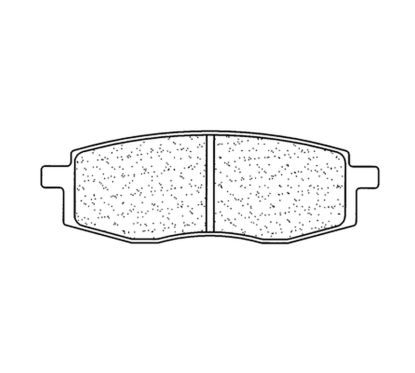 Plaquettes de frein CL BRAKES Off-Road métal fritté - 2792MX10