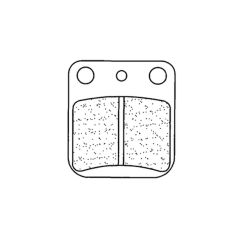 Plaquettes de frein CL BRAKES route métal fritté - 2408A3+