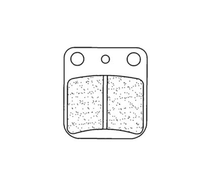 Plaquettes de frein CL BRAKES route métal fritté - 2408A3+