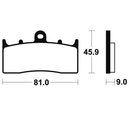 Plaquettes de frein TECNIUM Performance métal fritté - MF278