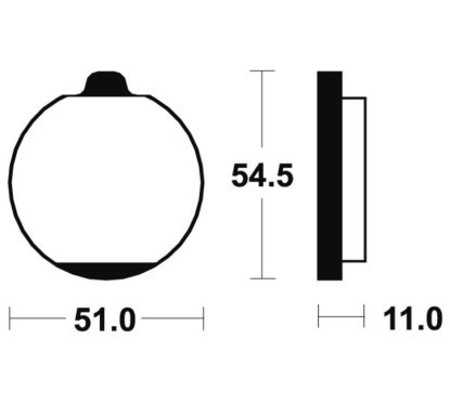 Plaquettes de frein TECNIUM route organique - MA30