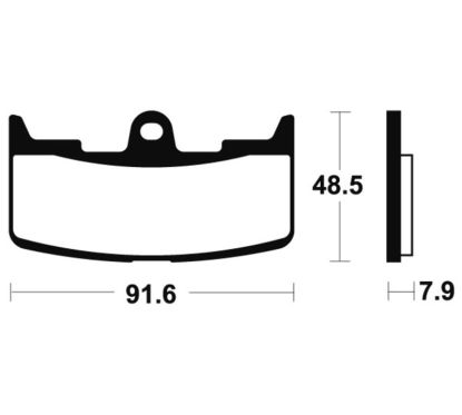 Plaquettes de frein TECNIUM Performance métal fritté - MF295