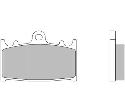 Plaquettes de frein BREMBO route métal fritté - 07SU30SP