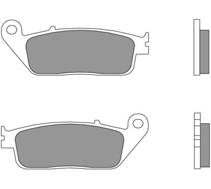 Plaquettes de frein BREMBO Scooter carbone céramique - 07096CC