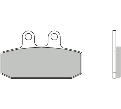 Plaquettes de frein BREMBO route carbone céramique - 07GR13CC