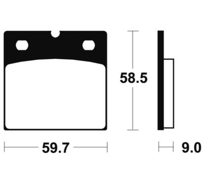 Plaquettes de frein TECNIUM Performance métal fritté - MF54